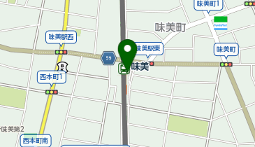 味美みんなのトイレの地図画像