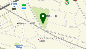 宮崎こども文化センター公衆便所の地図画像