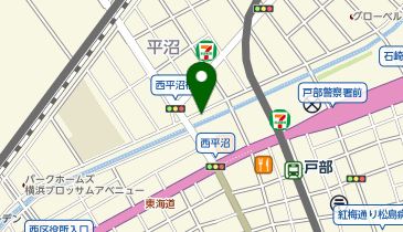 西平沼橋公衆トイレの地図画像