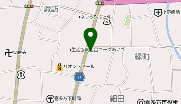 マーケット横丁トイレの地図画像