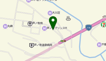 芦ノ牧温泉公衆トイレの地図画像