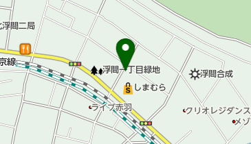 公衆トイレの地図画像