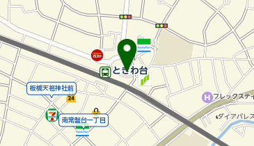 常盤台駅前公衆便所の地図画像