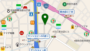 公衆トイレの地図画像