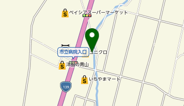 公衆トイレの地図画像