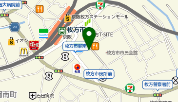 公衆トイレの地図画像