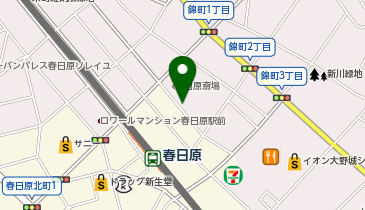 公衆トイレの地図画像