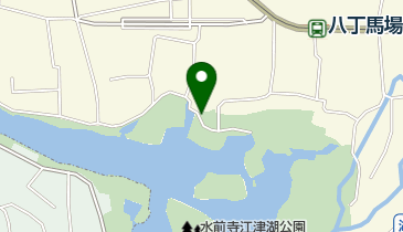 上江津湖畔公衆トイレの地図画像