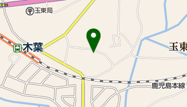 木葉神所専用トイレの地図画像