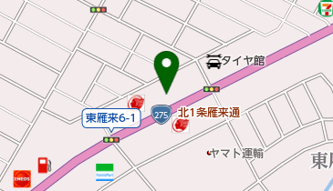 ラーメン山岡家 東雁来店の地図画像
