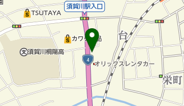 ラーメン山岡家 須賀川店の地図画像