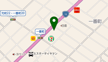 山岡家 江別店の地図画像