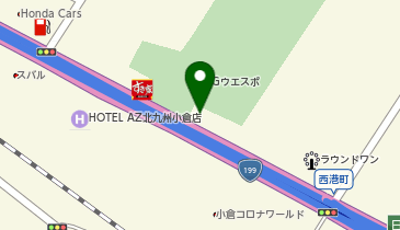 山岡家 小倉西港店の地図画像