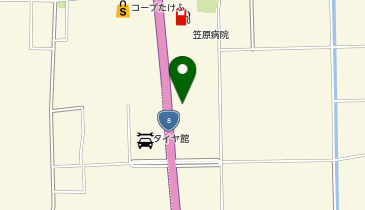 山岡家 越前店の地図画像
