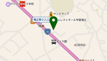 煮干しラーメン山岡家 フォレストモール甲斐店の地図画像