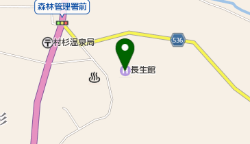 風雅の宿 長生館の地図画像