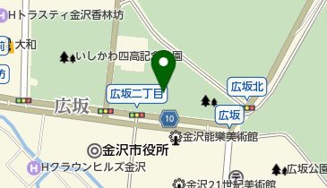 石川県政記念しいのき迎賓館の地図画像