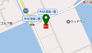 木材港ENEOSの地図画像