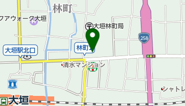 コメダ珈琲 大垣林町店の地図画像