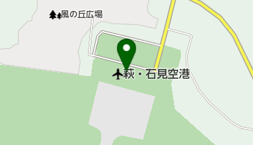 萩・石見空港の地図画像