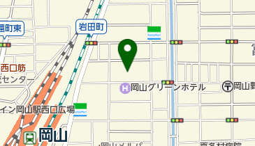 岡山駅 駅前駐車場の地図画像