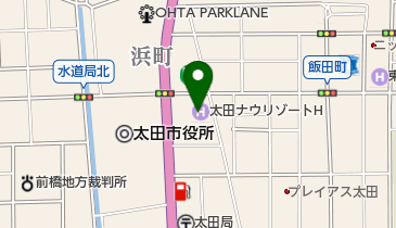 太田ナウリゾートホテルの地図画像