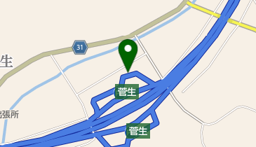 菅生パーキングエリア(下り線)の地図画像