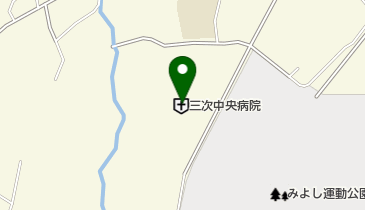 市立三次中央病院1階花みずきの地図画像