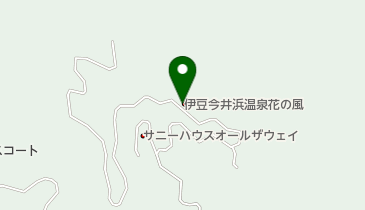 伊豆今井浜温泉 花の風の地図画像