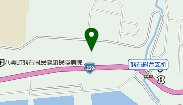 八雲町ふれあい交流センターくまいし館の地図画像