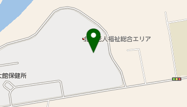 秋田県北部老人福祉総合エリアの地図画像