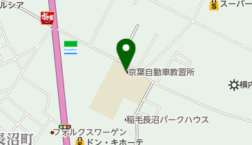 京葉自動車教習所の地図画像