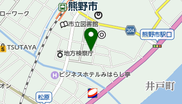 紀南荘の地図画像