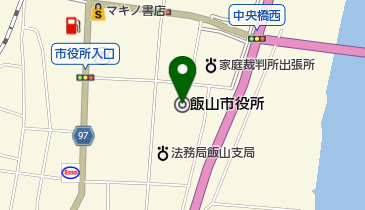 飯山市役所の地図画像