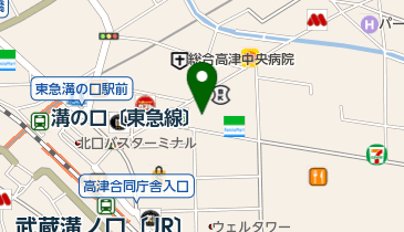 楽園 溝の口店 川崎市高津区 Freespot 213 0001 の地図 アクセス 地点情報 Navitime