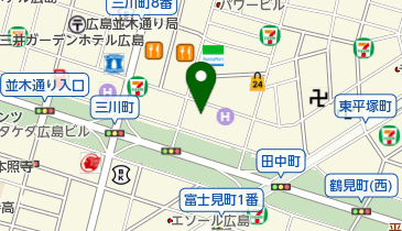 ホテル28広島の地図画像