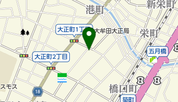 メガネの松永の地図画像