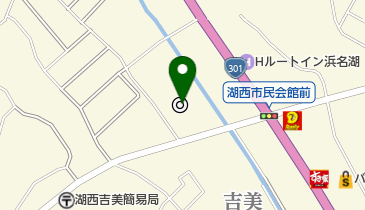 湖西市役所の地図画像