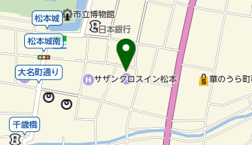 松本ホテル花月の地図画像