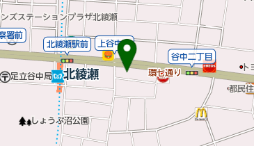 ピーアーク綾瀬の地図画像