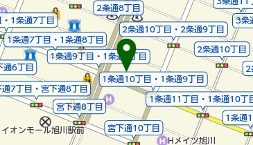 東横イン 旭川駅前一条通の地図画像