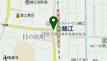 鯖江市観光案内所(鯖江市役所)の地図画像