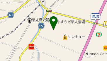 金馬車隼人店の地図画像