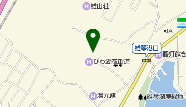 びわ湖花街道の地図画像