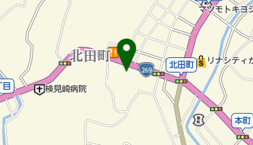 北田商店街の地図画像