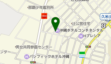 沖縄ホテルコンチネンタルの地図画像