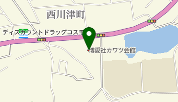 株式会社 博愛社 カワツ会館の地図画像