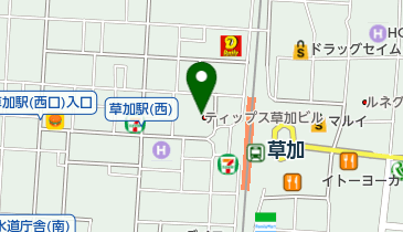 ピーアーク草加の地図画像