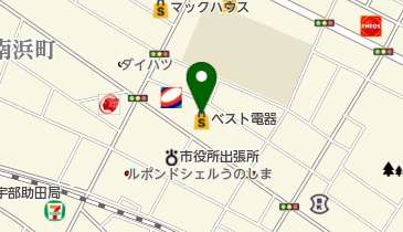 ベスト電器 New宇部店の地図画像