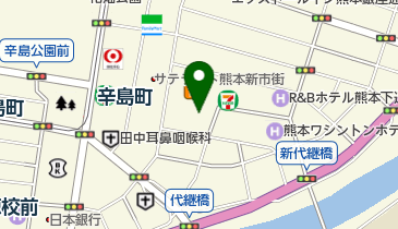 (株)ベスト電器 熊本本店の地図画像